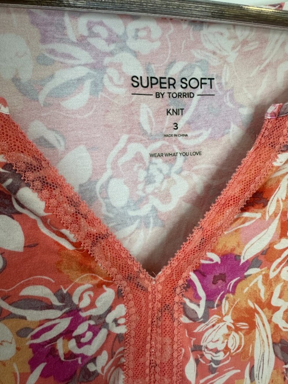 Torrid Babydoll Fabric Mix Super Soft Balloon Chiffon Sleeve Top Plus Size 3 3X - Picture 10 of 13